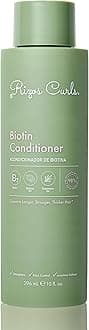 Rizos Curls Biotin Conditioner – Deeply Moisturize & Reduce Breakage with Biotin, Coconut Oil & Aloe Vera – Softens & Detangles All Hair Types Straight, Wavy, Curly 1a–4c – Sulfate & Paraben Free