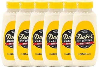 Duke’s Real Mayonnaise Squeeze Bottle – Original Smooth & Creamy Taste, 11.5 Ounce (Pack of 6)