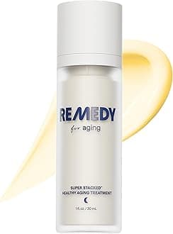 Remedy Science Remedy for Healthy Ageing: Anti-Aging Treatment for Wrinkles, Uneven Texture and Clay with Retinaldehyde, Argirelin, Matrixyl 3000, Glycolic Acid and Acid