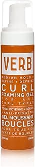 VERB Curl Foaming Gel – Frizz Control Mousse for Curl Definition – Curl Enhancing Hair Product for Medium Hold – Locking Gel for Waves, Soft Curls and Coils, 6.7 fl oz