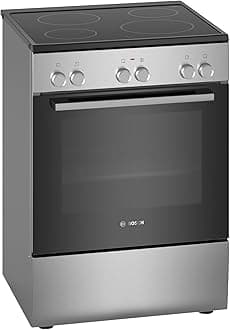66L, Freestanding Electric Cooker, 4 Zones, 3D Hotair, EcoClean Direct, Make in Germany – HKL060070M Black