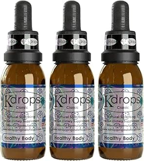 KDrops Classic | Herbal Dietary Supplement Drops for General Wellness | Natural Formula for Energy and Vitality Natural Herbal Dietary Supplement for Wellness Support - 3 Months Supply
