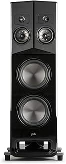 Polk Legend L800 Premium Floor Standing Speaker with Patented SDA-PRO Technology, Right, Black