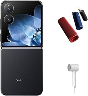 Mix Flip 5G Mobile,Black (12GB RAM+512GB) |Snapdragon® 8 Gen 3| 6.86" + 4.01" 120Hz dual display| 4780mAh battery| Leica Dual Camera 50+50, 32MP Front camera| Free outdoor speaker + Hair Dryer