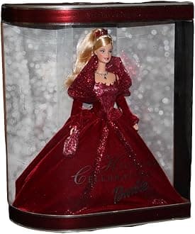 Mattel Barbie 2002 Holiday Celebration Doll, Adult, Fashion and Beauty, Subject Character Barbie, Multi-colored, Indoor, Plastic, No Batteries Required