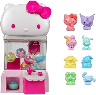 Jazwares Hello Kitty and Friends, 12” Claw Machine with 8 Collectible Mini Figures - Officially Licensed Sanrio Product from (Amazon Exclusive)
