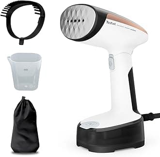 – Access Steam Pocket Handheld Clothes Steamer, Ultra-Compact Design, Foldable Head, 15-Second Ready, 1300W, Steam Output up to 20g/min, Lightweight, DT3052G0, Black & White & Rose Gold