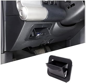 Center Console Fuse Storage Box Compatible with Toyota FJ Cruiser 2007-2021, Driver’s Seat ABS Fuse Box Coin Container Inner Storage Tray, Multifunctional Organizer Tray Accessories