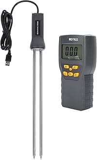 Digital Moisture Detector Tester, 2%-30% Handheld Wood Moisture Meter Pin-Type Humidity Detector Damp Tester