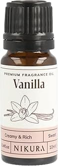 Vanilla Fragrance Oil - 10ml | Perfect for Soap Making, Candle Making, Wax Melts, Diffuser | Great for use in Bath Bombs, Perfume Oil, Perfume Scents, Potpourri | Vegan & UK Made