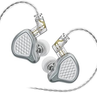 ARTTI R6 in Ear Monitor Earphone HiFi Wired Earbuds with Mic Gaming IEM Headphones with 2 Pin Detachable Cable for Musicians DJ Singer Audiophile (3.5mm)