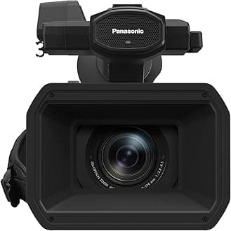 Panasonic Camcorder, Professional Quality 4K 60p, 1" Sensor, 24.5mm Wide Angle Lens and 20x Optical Zoom, V-Log, Ethernet, Simultaneous SDI/HDMI Output, HD Live Streaming - HC-X2