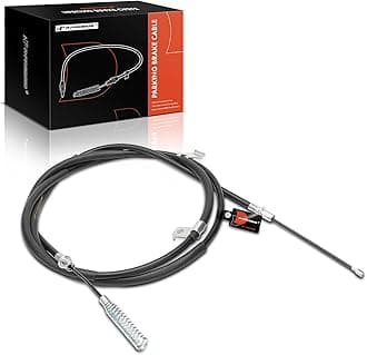 A-Premium Rear Passenger Side Parking Brake Cable Assembly Compatible with Hummer Models: H3 2006 2007 2008 2009 2010 - Replace# 15221810