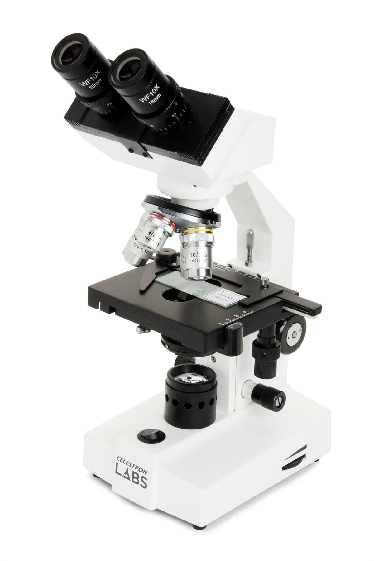 Celestron Labs Cb1000Cf Compound Microscope, Black/White
