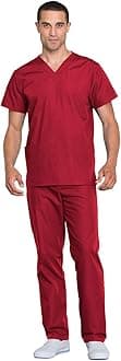 CHEROKEE Women's Unisex Top and Scrub Pant Set