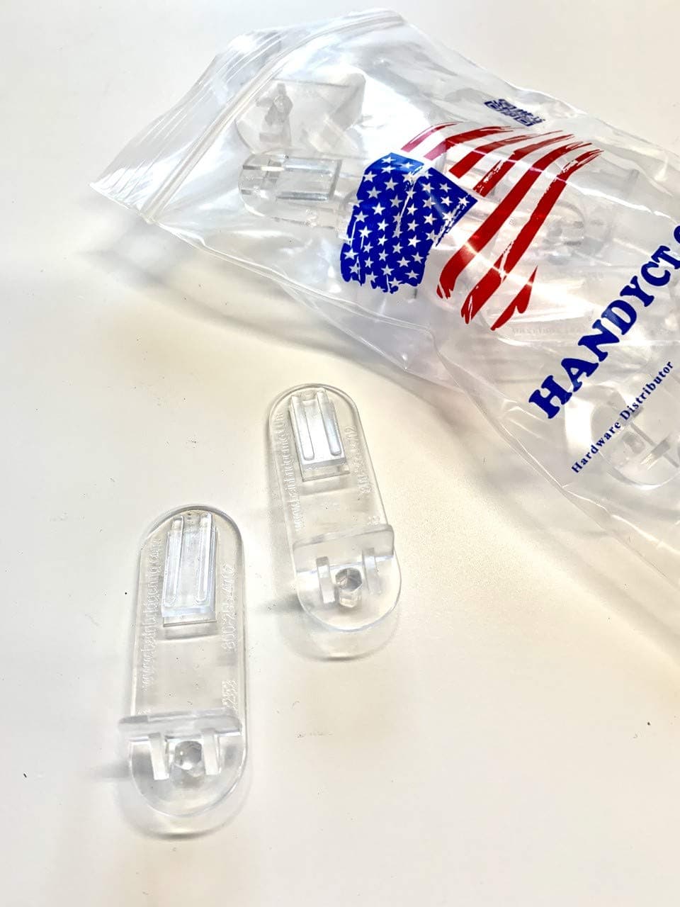 Shelf Support Clear 5mm X 3/4 60/Bag 3253cl