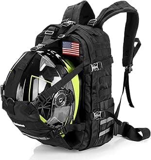 Motorcycle Cycling Helmet Backpack, Large Capacity Waterproof Helmet Holder, Storage Bag Hiking Backpack