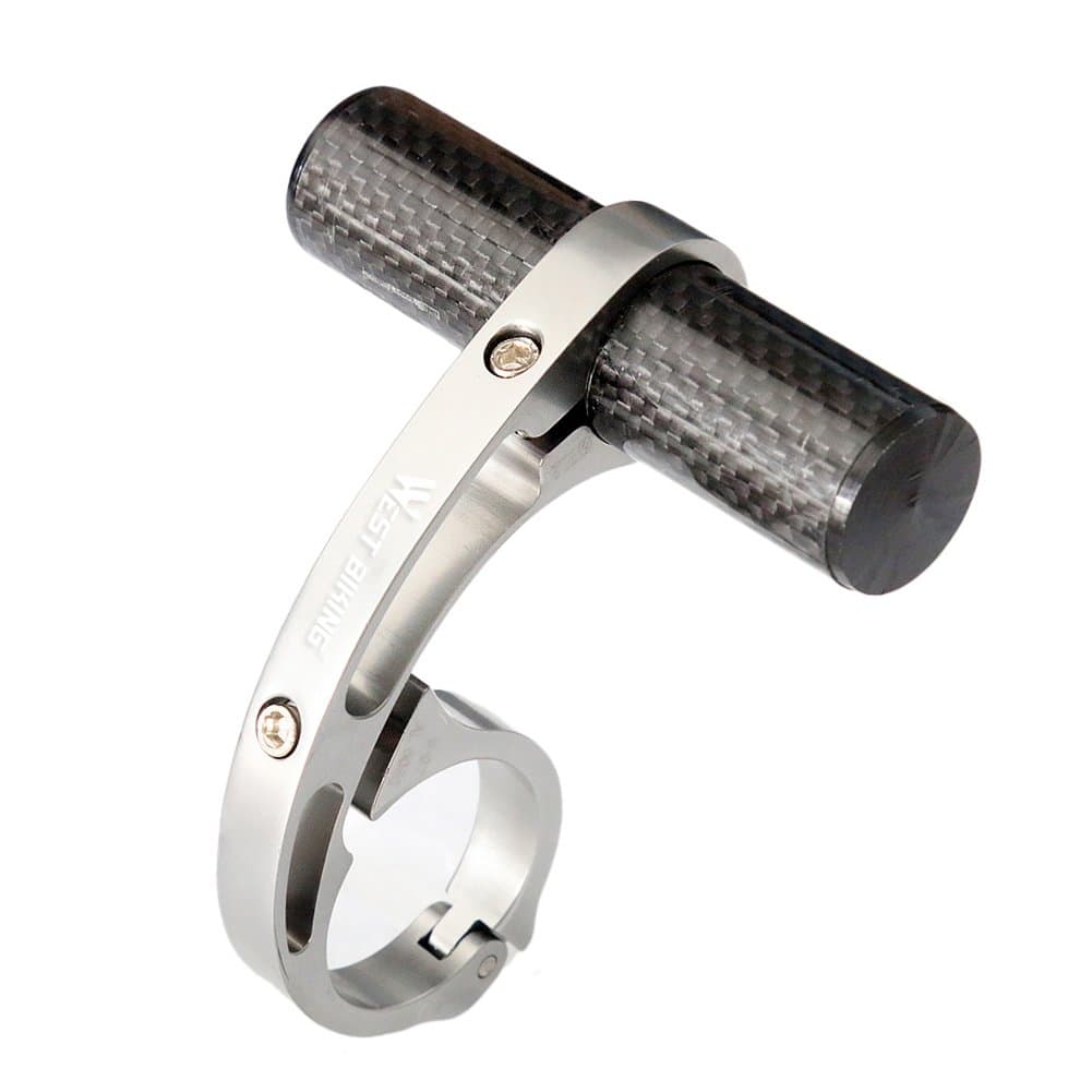 West Biking Bike Headlight Camera Mount Bicycle Bracket Handlebar Extender, Durable Lightweight Flashlight Headlamp Speedometer Phone Holder Bicycle Accessories Gadget Gift