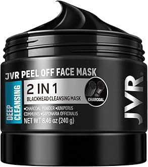 Peel Off Face Mask, Charcoal Peel Off Black Mask, Facial Mask for Surface Cleansing For Men & Women, All Skin Types, 8.46 oz (240 g)