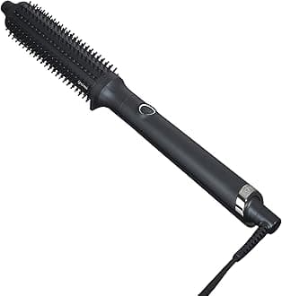 ghd Rise Volumizing Hot Hair Brush - Professional 1.25” Hot Brush for Dry Hair with Maximum Root Lift, 2x Volume, 365ºF Safe Styling Temperature Technology and Auto Sleep Mode - Black