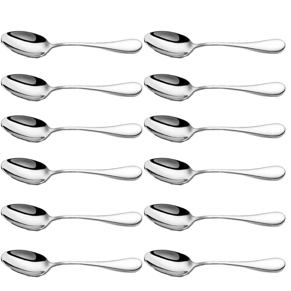 Pound 18/10 Stainless Steel Flatware Teaspoon Tea spoon 5-Inch, Set of 12 for Tea or Coffee