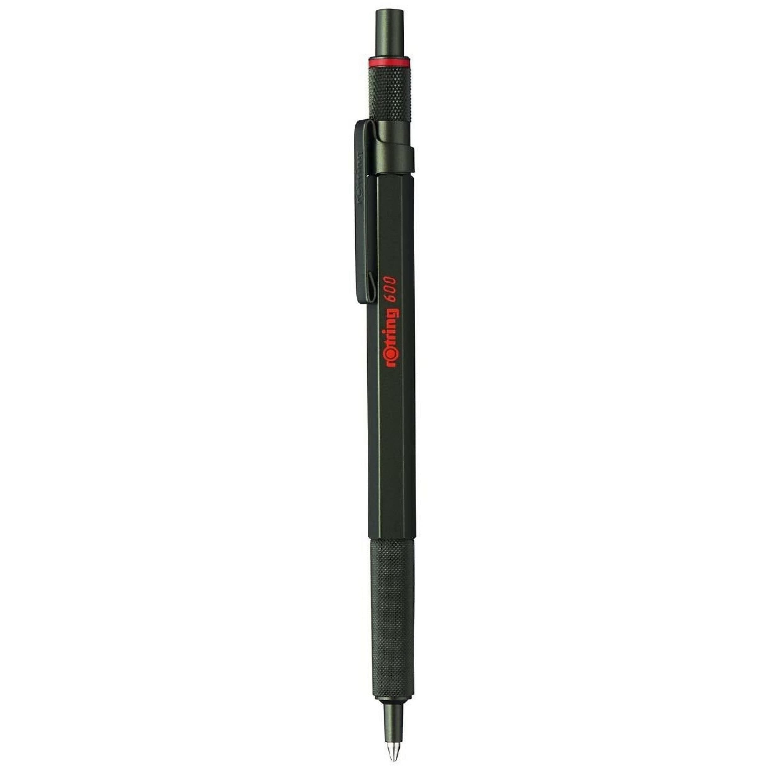 600 Ballpoint Pen | Medium Point | Black Ink | Green Barrel | Refillable