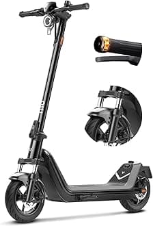 100P/100F/300P/300X Electric Scooter Adult - E Scooter with Suspension, 600-1000W Peak Power, 18-37.3 Miles Max Range, Top Speed 17.4-23.6MPH, Commuting E-Scooter