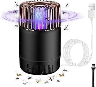 Mosquito Zapper, 2 in 1 Mosquito Trap, Bug Zapper Indoor, 2025 Upgraded Indoor Bug Zapper Outdoor, 8 Inch