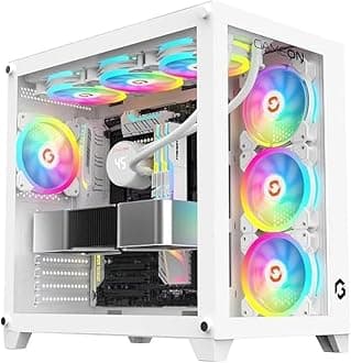 (CORE I7 + GTX 1080 8GB GRAPHICS) ARCTIC LIQUID COOLED: CORE I7 PROCESSOR | GPU OPTION | 16GB RAM | 1TB NVME/SATA SSD | Windows 10 | WIFI BT READY | BUDGET GAMING PC/WORKSTATION