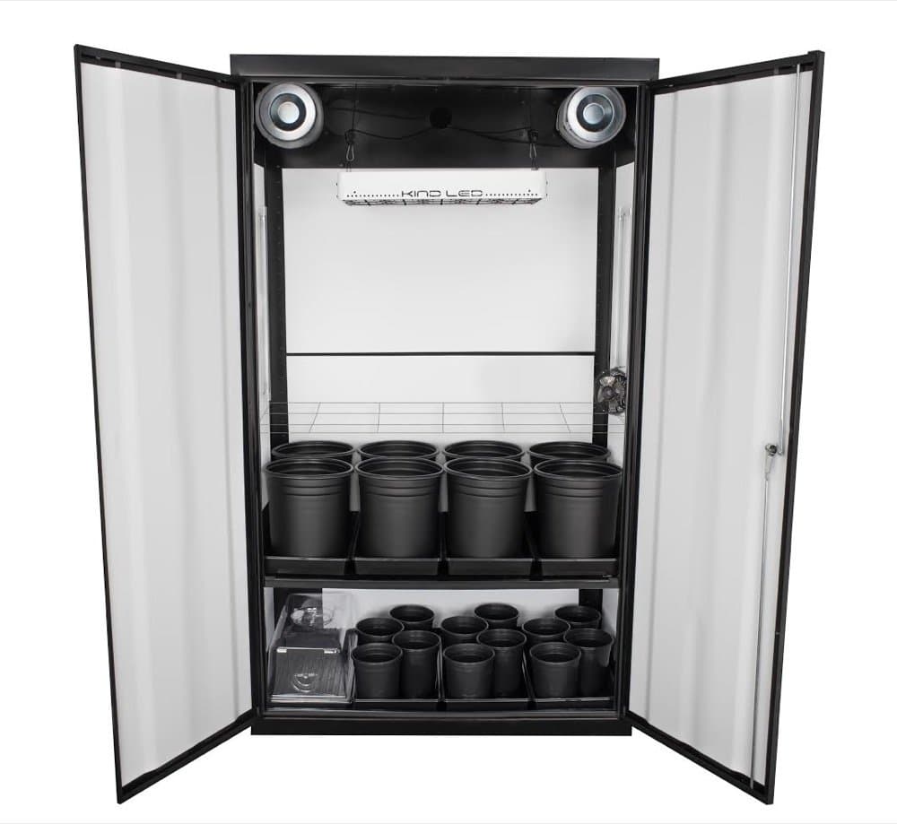SuperCloset SuperNova LED Soil Grow Cabinet