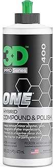 ONE Hybrid compound and polish | cutting compound finish and polish | delivers true paint correction | professional detailing | 3D