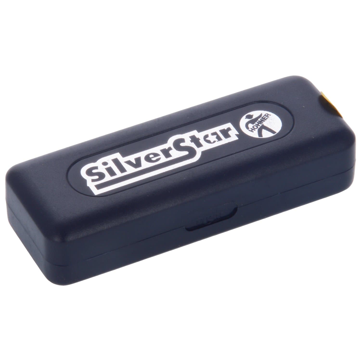 Hohner Silver Star 10 Holes Key C Harmonica in Grey Color with Case