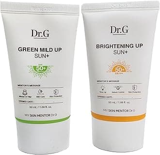 [1+1] Dr.G NEW Brightening Up n Green Mild Sun Cream SPF50+ PA+++ (50ml + 50ml) Gowoonsesang