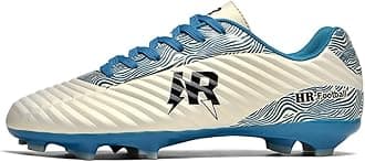 Big Kids Soccer Shoes Unisex Academy Indoor Outdoor Football Turf Durable Rubber Shoes TPU Outsole for Adult Ankle Cleats