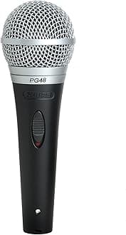 Shure PG48-LC Vocal Dynamic Microphone, Cardioid