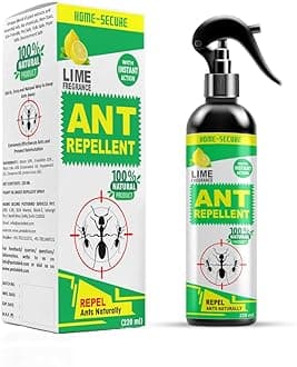 Home-Secure Ant Repellent Spray 220 ml, natural herbal repellent spray made with plant oils | Safe for pets, babies, skin | Chemical Free, eco-Friendly