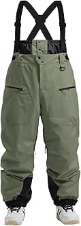 IMPHUT Ski Pants Snowboard Pants for Men, Baggy Snow Pants Insulated Waterproof Windproof, Mens Snow Bibs Overall