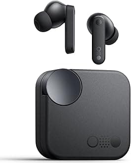 CMF Buds Wireless Earbuds,42dB Active Noise Cancellation,50mAh 35.5H Playtime IP54 Waterproof Earphones Night Black