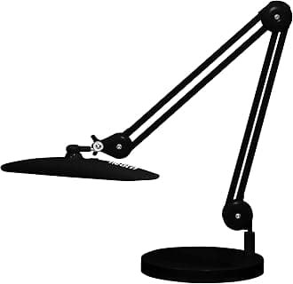 Neatfi LED Desk Lamp – Shadow-Free Task Lighting | 4-Level Dimming | Home Office & Crafts Use (Black, Non-CCT with Base)