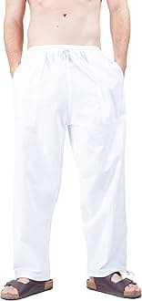 Baggy Sweatpants Men Cotton, Drawstring Lounge Pants, Relaxed Fit, Ideal for Comfort