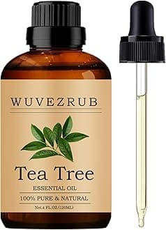 Wuvezrub Tea Tree Essential Oil, 120ML 100% Pure and Natural for Aromatherapy Diffuser - 4 Fl Oz