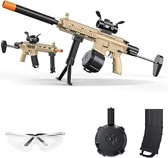 Blaster Automatic, Electric Splat Ball Blaster with Goggles, Shooting Games, Age18+