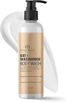 Oat & Niacinamide Body Wash | Moisturizing & Skin-Nourishing Shower Gel | Sulfate & Paraben Free | for Women & Men | 245ml