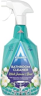 Astonish White Jasmine & Basil Bathroom Cleaner Spray, 750ml, Cruelty-free, V...