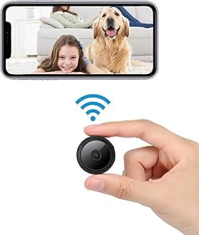 Secrect Camera Mini Spy Camera WiFi Hidden Camera Video Recorder Small Camera for Spying Room Camera Night Vision Home Security Camera Nanny Cam Pet Camera Baby Camera