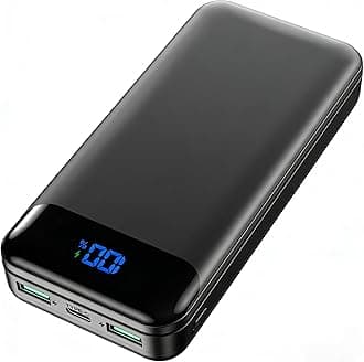 Power Bank, 27000mAh Portable Charger 22.5W Fast Charging, Battery Pack Phone charger with USB C (In & Out), Powerbank with LED Display for iPhone 17/16/15/14 Pro Max, Huawei and More