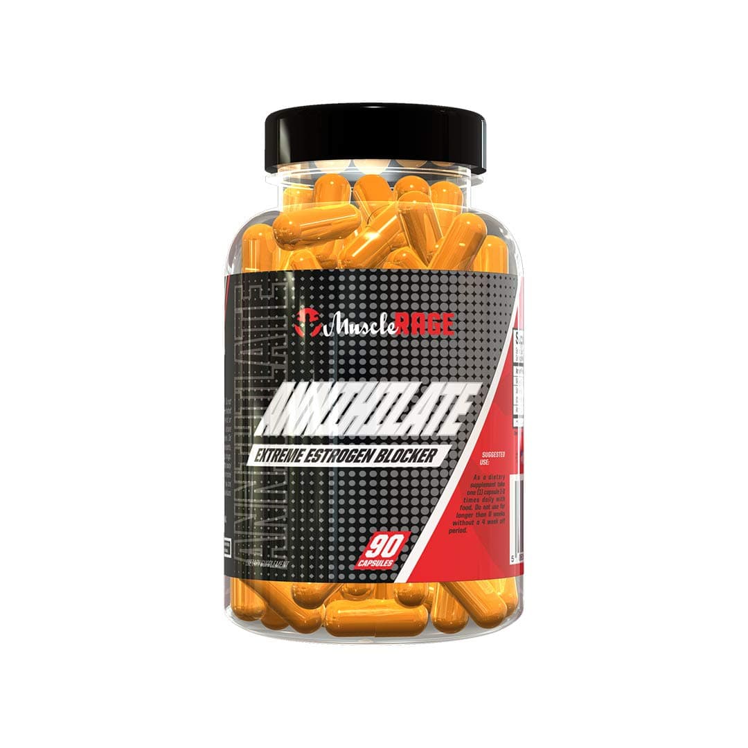Annihilate Anti-Estrogen Supplement Capsules, 90-Count