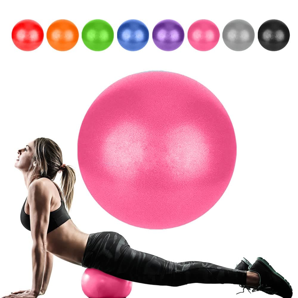 Small Pilates Ball for Therapy Mini Workout Core 9 Inch Small Exercise Mini Bender Pilates, Yoga, Workout, Bender, Core Training and Physical Therapy, Improves Balance