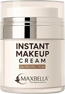 Instant Makeup & Spot Coverage Cream | 3-in-1 Primer, Highlighter & Moisturizer | Niacinamide Enriched | Waterproof, Long-Lasting, UV Protection | 45g (LightLumi)