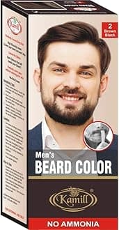 Kamill Brown Black Men Beard Color with No Ammonia, Shade No. 2 (100 gm)
